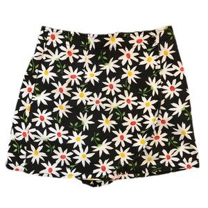 Vintage In Design Girls Daisy Print Skort Sz 12